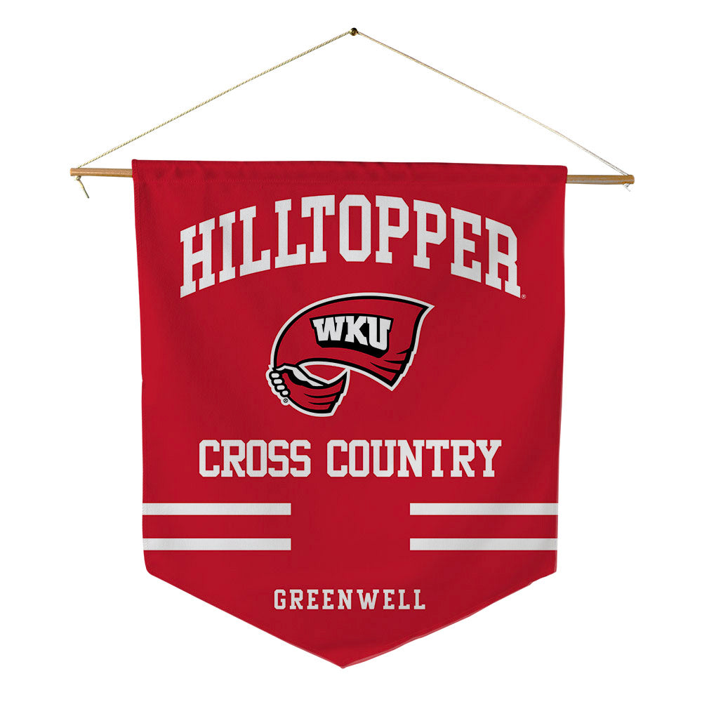 Western Kentucky - NCAA Women's Cross Country : Brooke Greenwell - Pennant - 18" x 21"-0