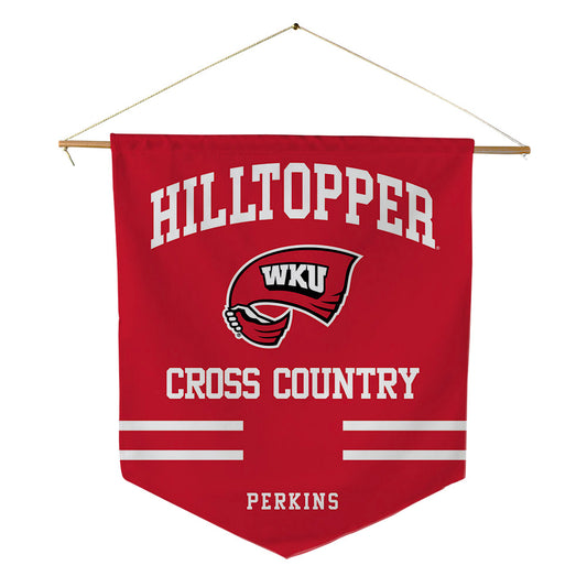 Western Kentucky - NCAA Women's Cross Country : Caitlin Perkins - Pennant - 18" x 21"-0