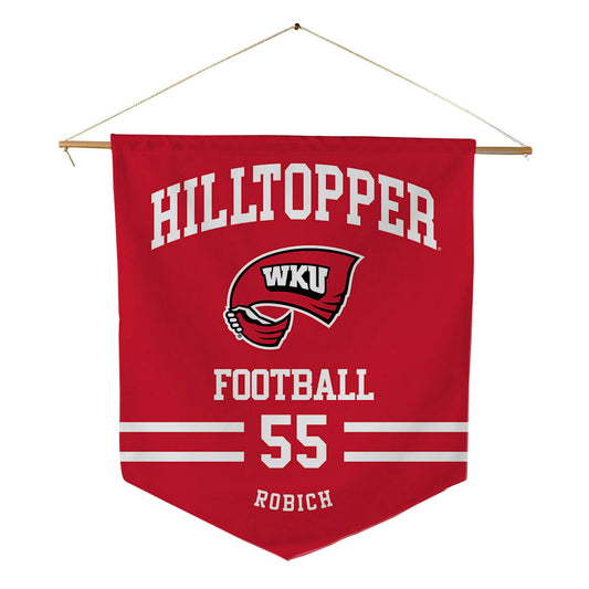 Western Kentucky - NCAA Football : Rex Robich - Pennant - 18" x 21"-0