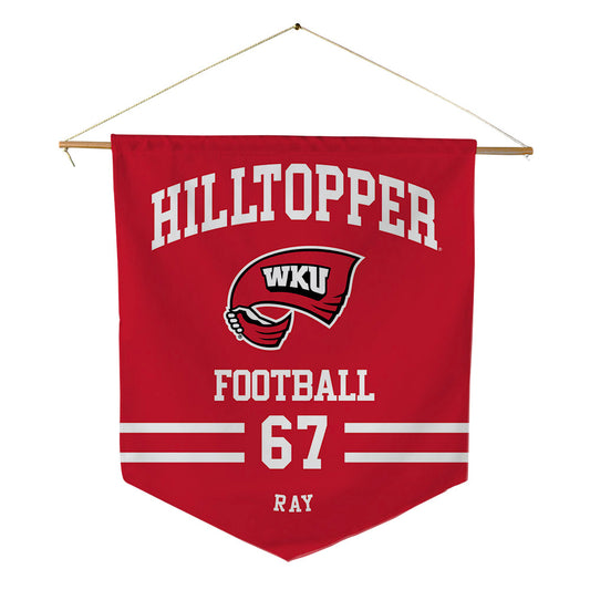 Western Kentucky - NCAA Football : Tai Ray - Pennant - 18" x 21"-0