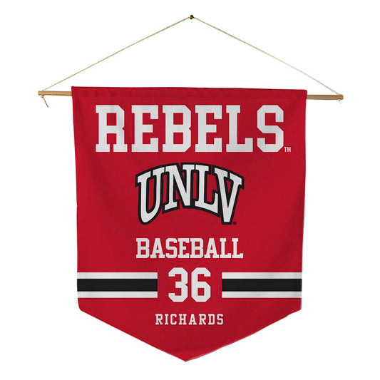 UNLV - NCAA Baseball : Caden Richards - Pennant - 18" x 21"-0