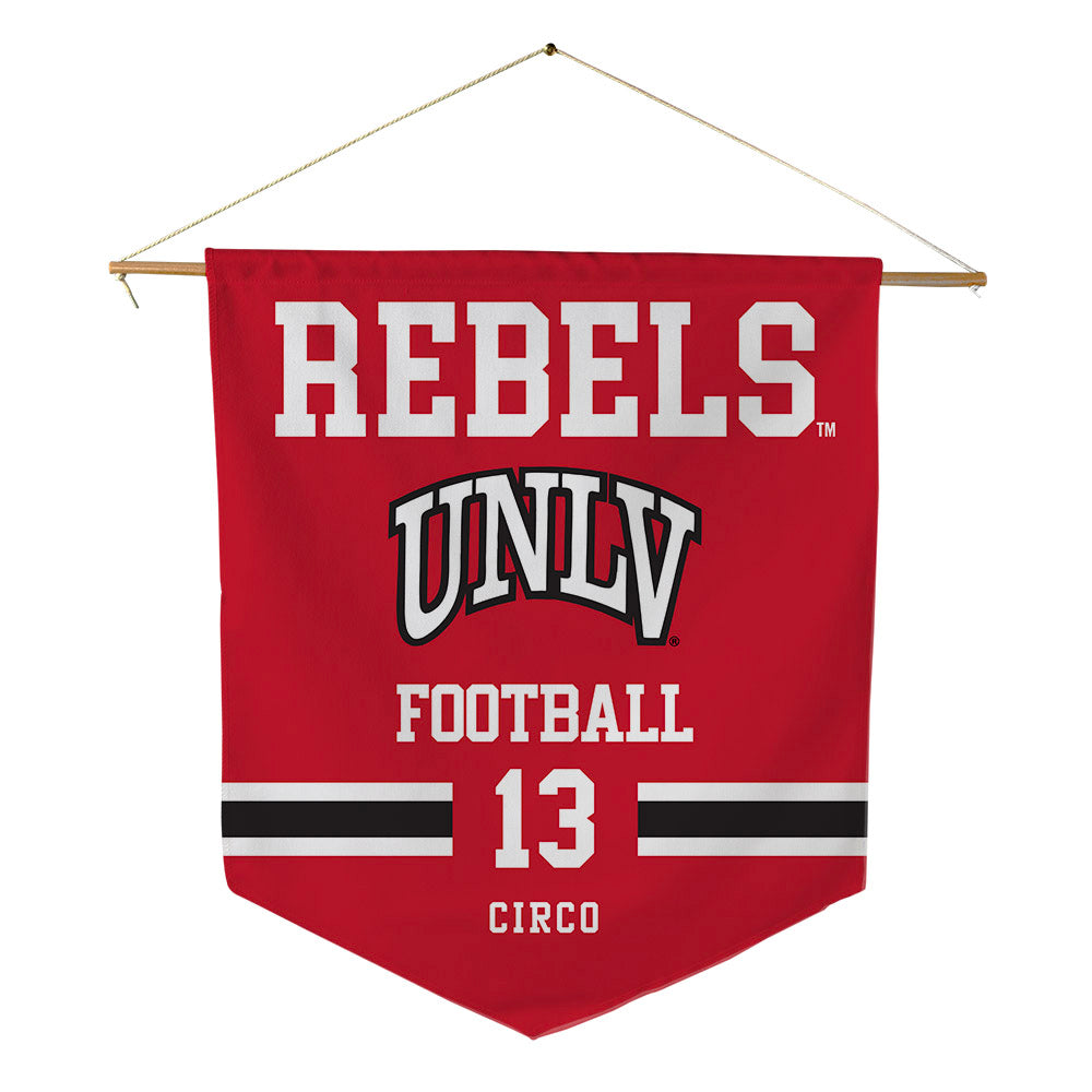 UNLV - NCAA Football : Sebastian Circo - Pennant - 18" x 21"-0