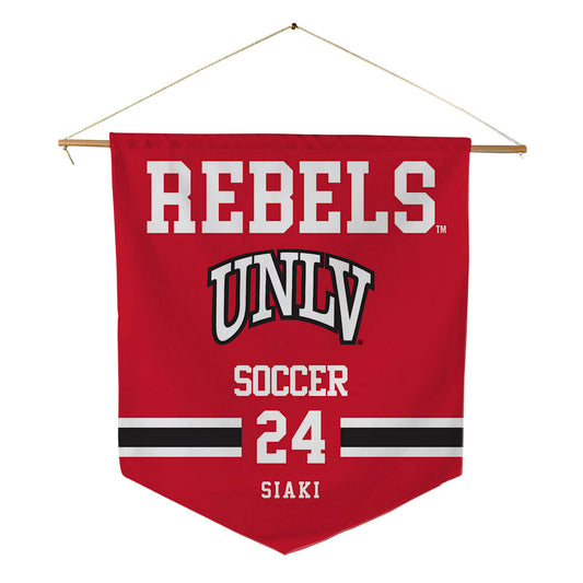 UNLV - NCAA Women's Soccer : Makena Siaki - Pennant - 18" x 21"-0