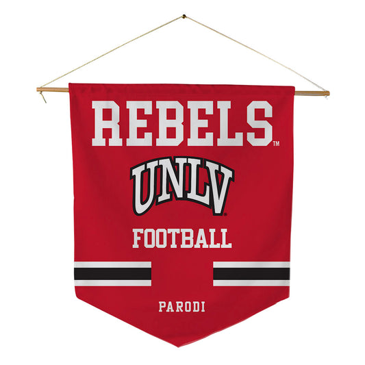 UNLV - NCAA Football : Cameron Parodi - Pennant - 18" x 21"-0