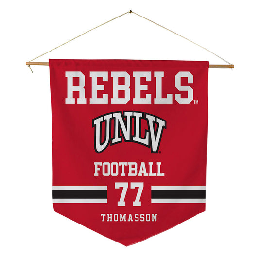 UNLV - NCAA Football : Colton Thomasson - Pennant - 18" x 21"-0