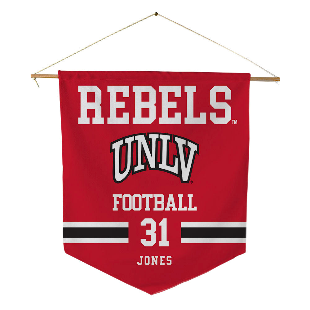 UNLV - NCAA Football : Coy Jones - Pennant - 18" x 21"-0
