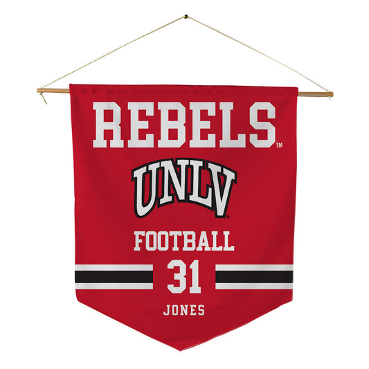UNLV - NCAA Football : Coy Jones - Pennant - 18" x 21"-0