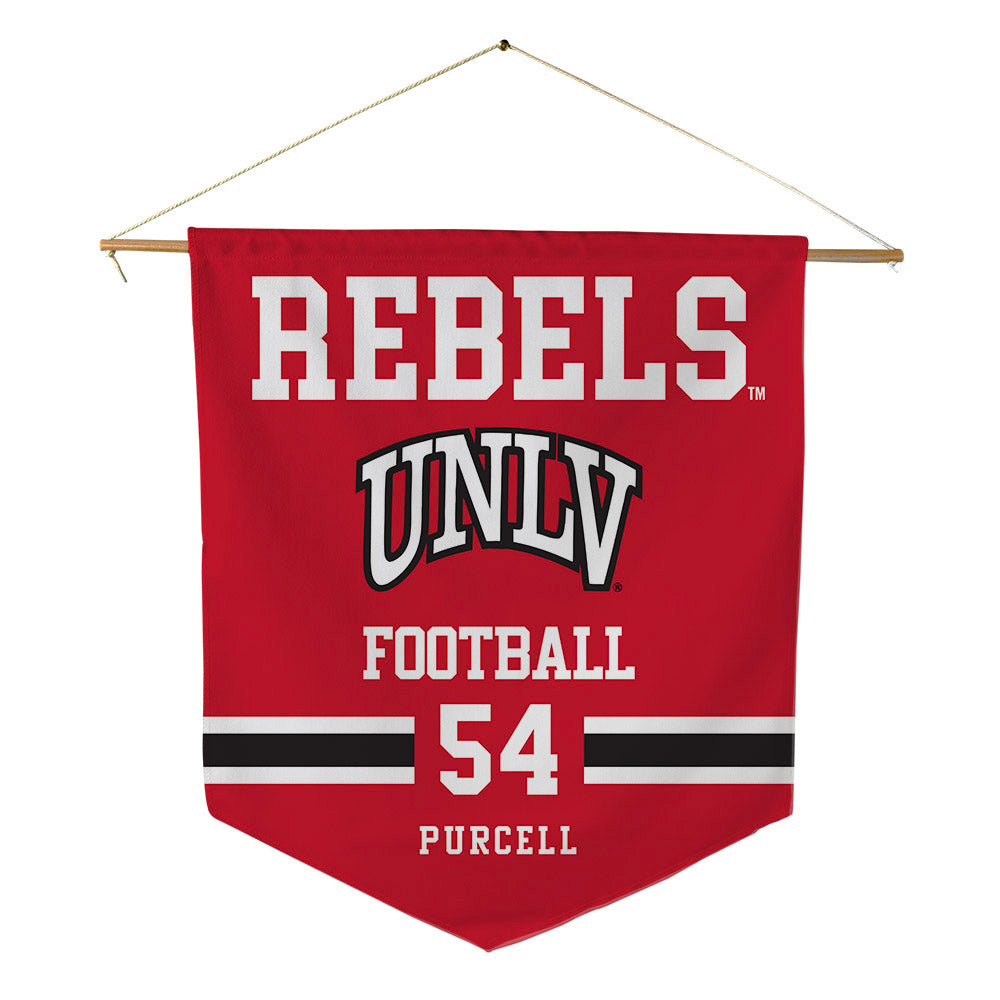 UNLV - NCAA Football : Poe Purcell - Pennant - 18" x 21"-0