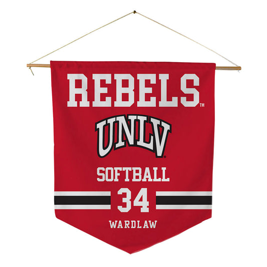 UNLV - NCAA Softball : Emma Wardlaw - Pennant - 18" x 21"-0