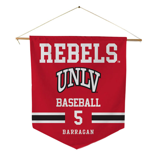 UNLV - NCAA Baseball : Drew Barragan - Pennant - 18" x 21"-0
