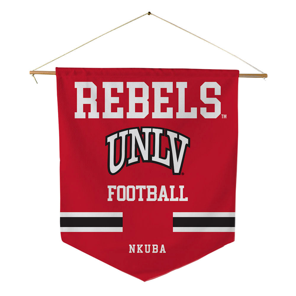 UNLV - NCAA Football : Tony-Louis Nkuba - Pennant - 18" x 21"-0