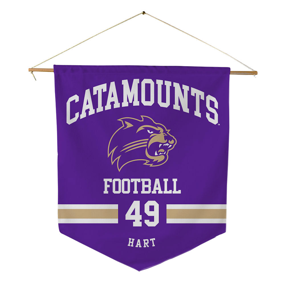Western Carolina - NCAA Football : Bryce Hart - Pennant - 18" x 21"-0