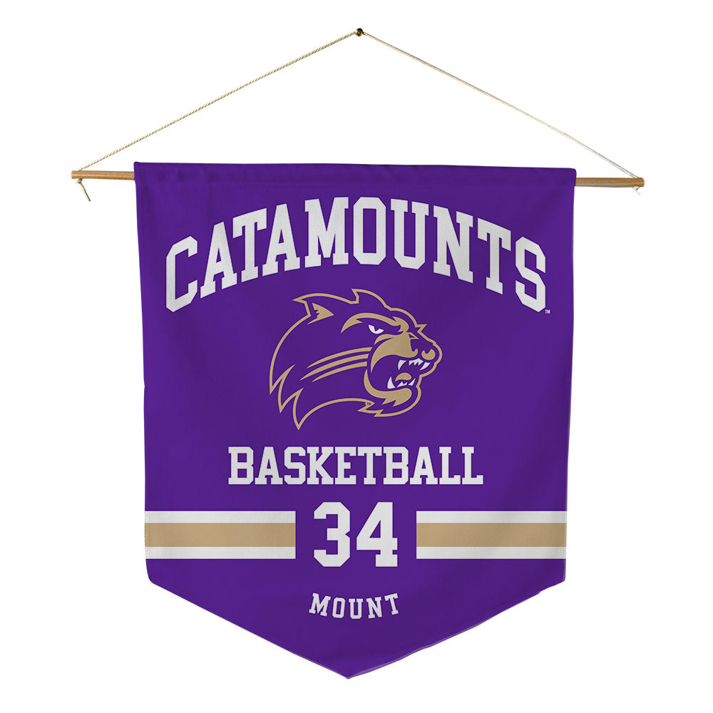 Western Carolina - NCAA Women's Basketball : Kayla Mount - Pennant - 18" x 21"-0