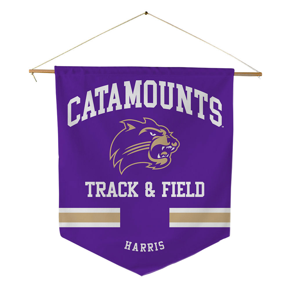 Western Carolina - NCAA Women's Track & Field : Gabrielle Harris - Pennant - 18" x 21"-0
