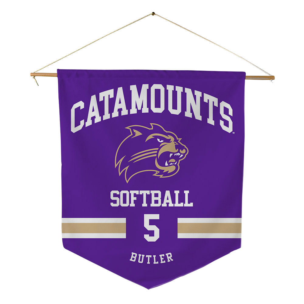 Western Carolina - NCAA Softball : Rylee Butler - Pennant - 18" x 21"-0