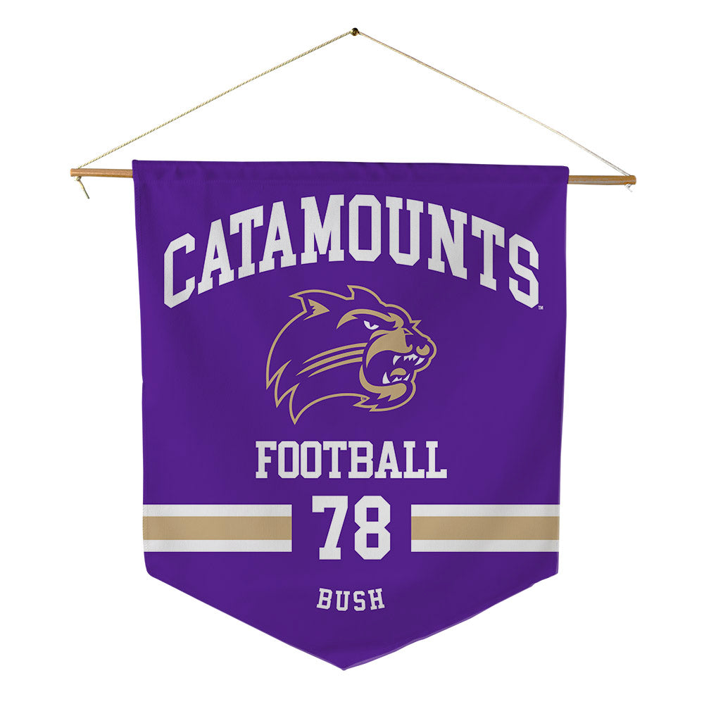 Western Carolina - NCAA Football : J'evon Bush - Pennant - 18" x 21"-0