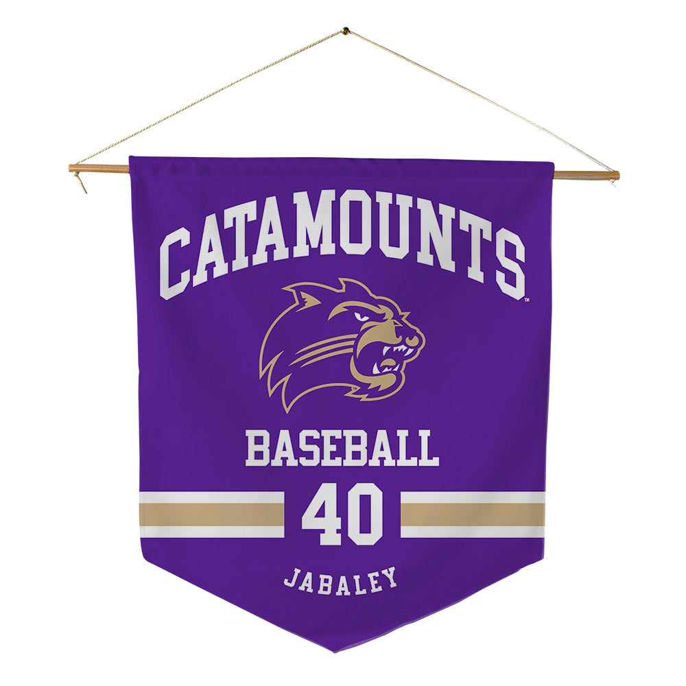 Western Carolina - NCAA Baseball : Davis Jabaley - Pennant - 18" x 21"-0