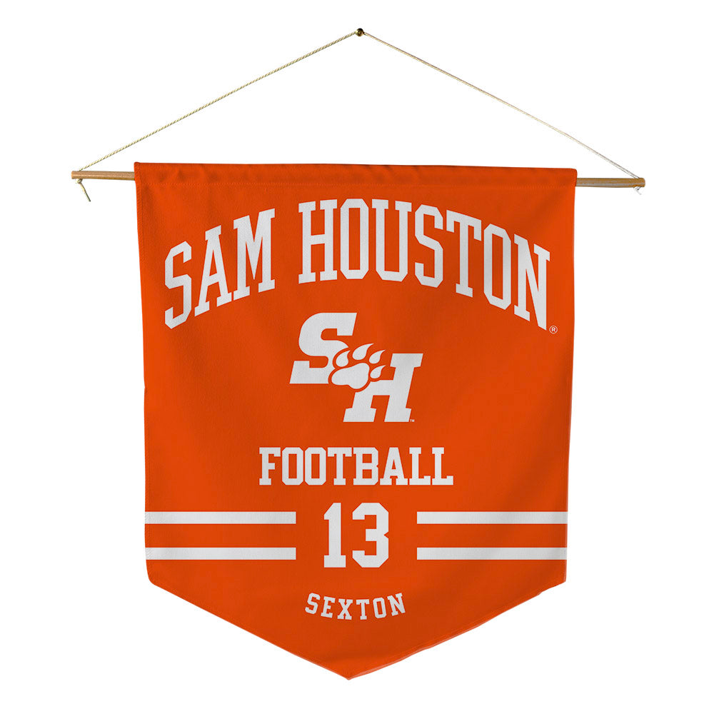 SHSU - NCAA Football : Ty Sexton - Pennant - 18" x 21"-0