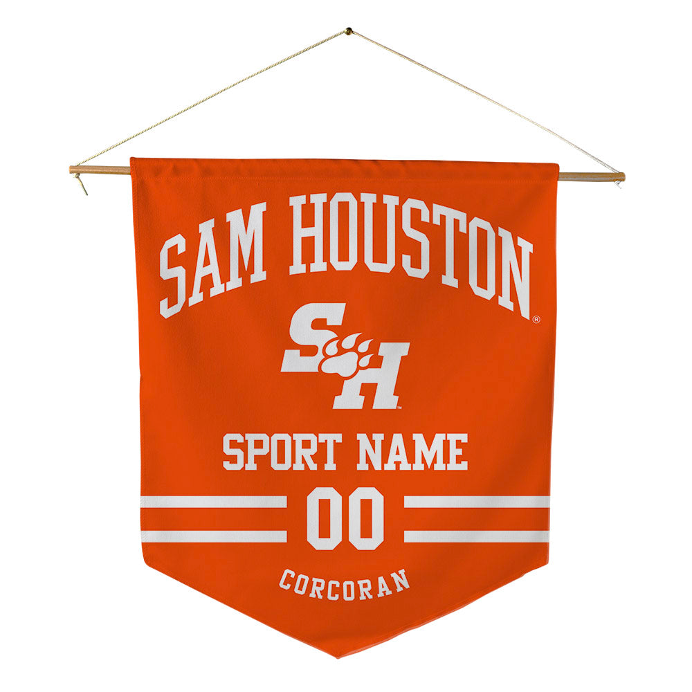 SHSU - NCAA Women's Basketball : annika corcoran - Pennant - 18" x 21"-0