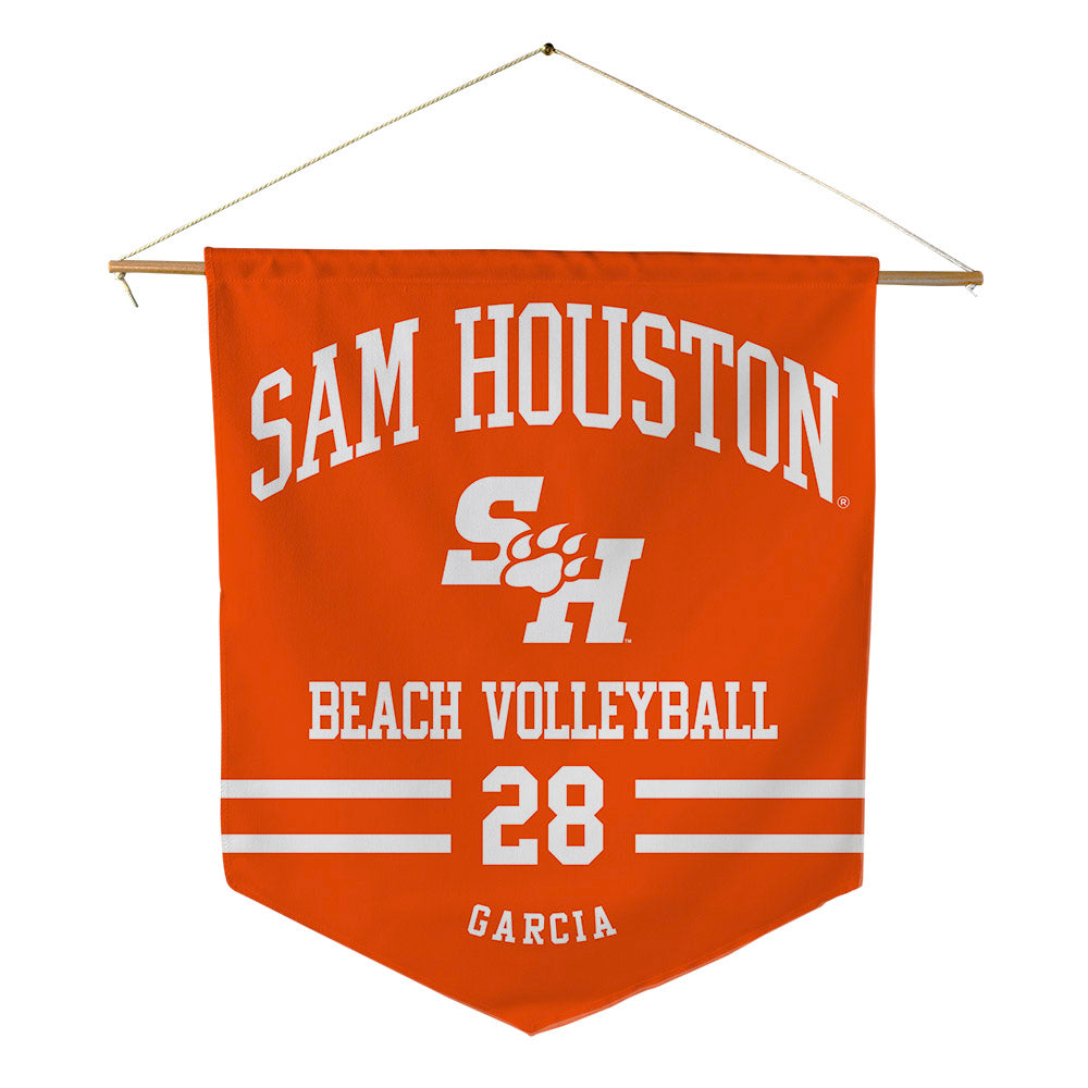 SHSU - NCAA Beach Volleyball : Katrina Garcia - Pennant - 18" x 21"-0