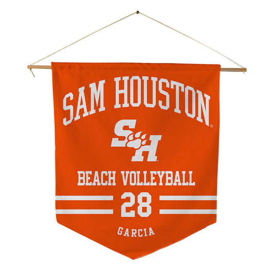 SHSU - NCAA Beach Volleyball : Katrina Garcia - Pennant - 18" x 21"-0
