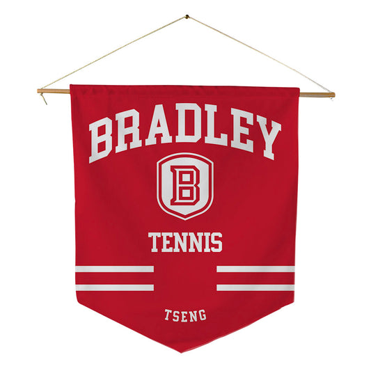 Bradley - NCAA Women's Tennis : Ruby Tseng - Pennant - 18" x 21"-0