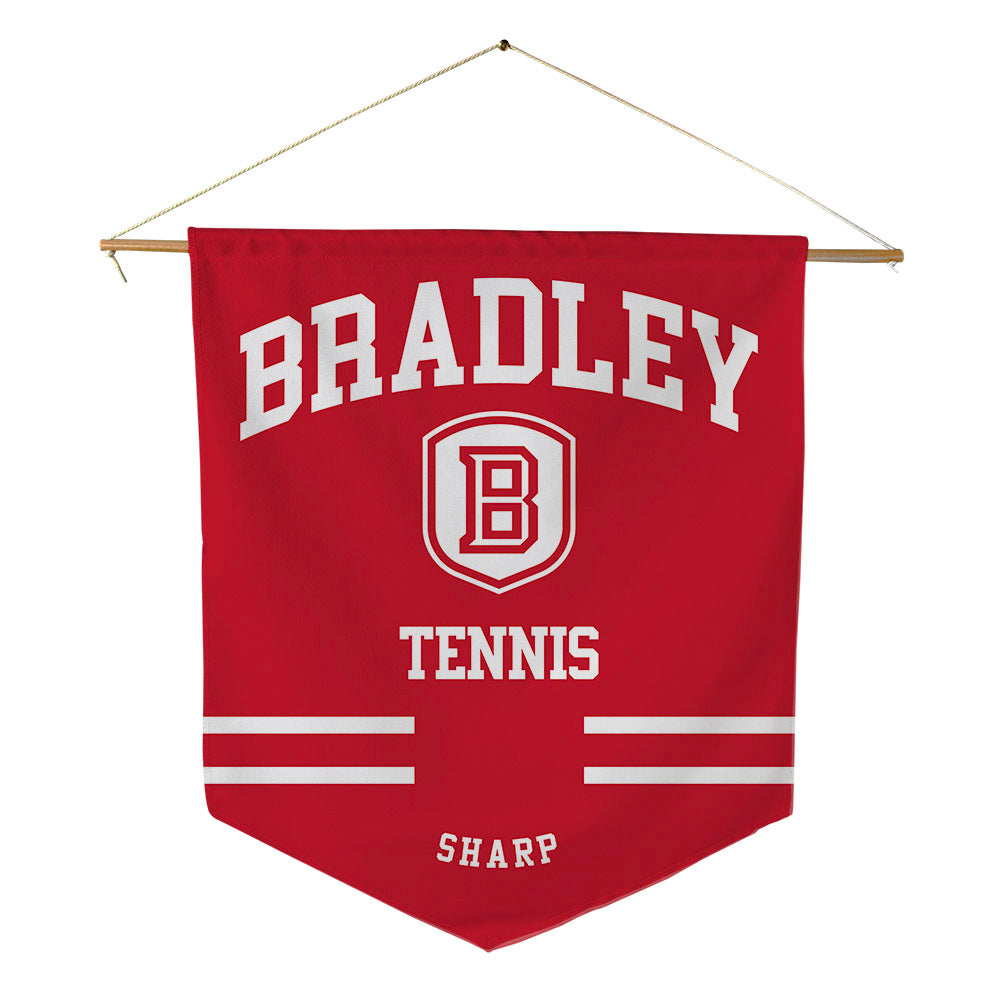 Bradley - NCAA Women's Tennis : Amber Sharp - Pennant - 18" x 21"-0