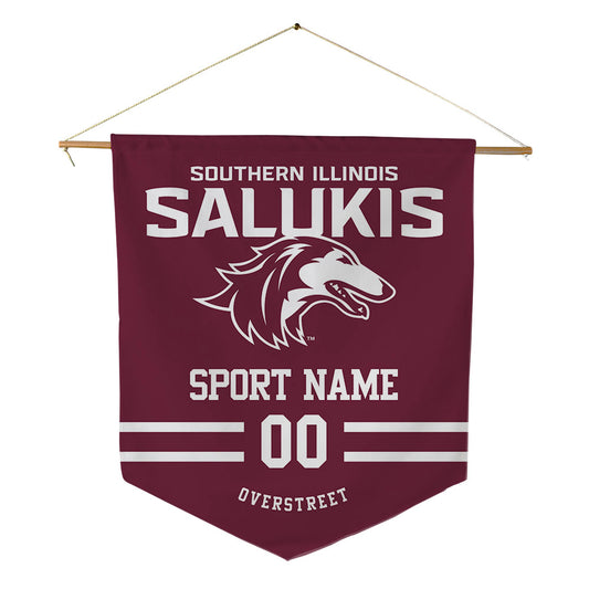 SIU Carbondale - NCAA Men's Track & Field : Zachary Overstreet - Pennant - 18" x 21"-0