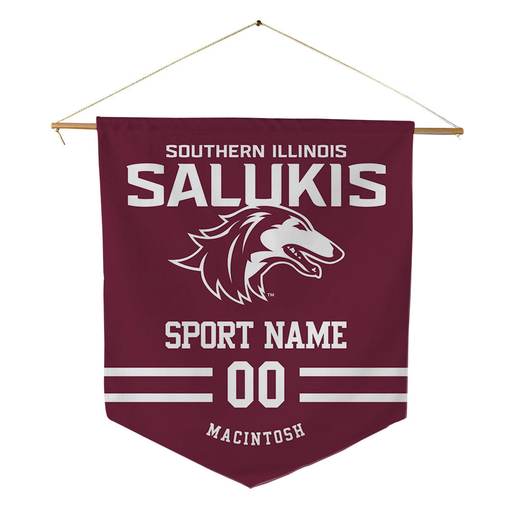 SIU Carbondale - NCAA Baseball : Jack MacIntosh - Pennant - 18" x 21"-0