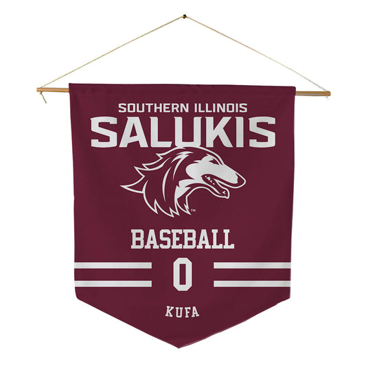SIU Carbondale - NCAA Baseball : Henry Kufa - Pennant - 18" x 21"-0