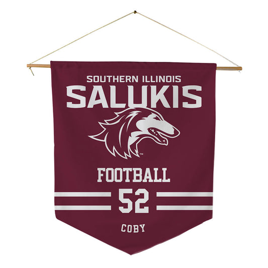 SIU Carbondale - NCAA Football : Ryan Coby - Pennant - 18" x 21"-0