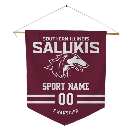 SIU Carbondale - NCAA Women's Volleyball : Ella Swansiger - Pennant - 18" x 21"-0