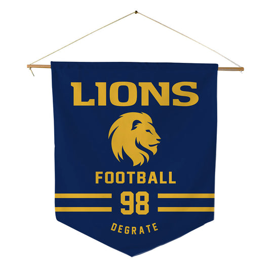 ETAMU - NCAA Football : Derek Degrate - Pennant - 18" x 21"-0