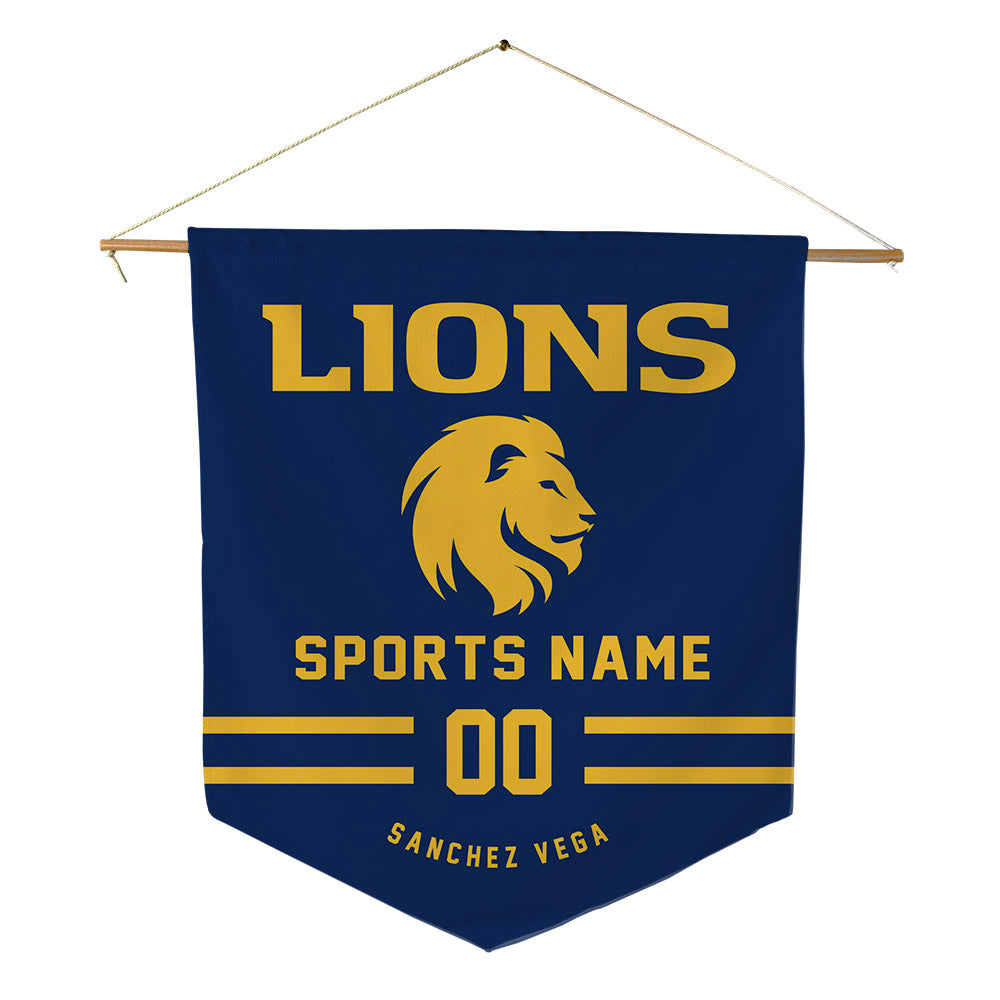 ETAMU - NCAA Men's Basketball : Mykol Sanchez Vega - Pennant - 18" x 21"-0