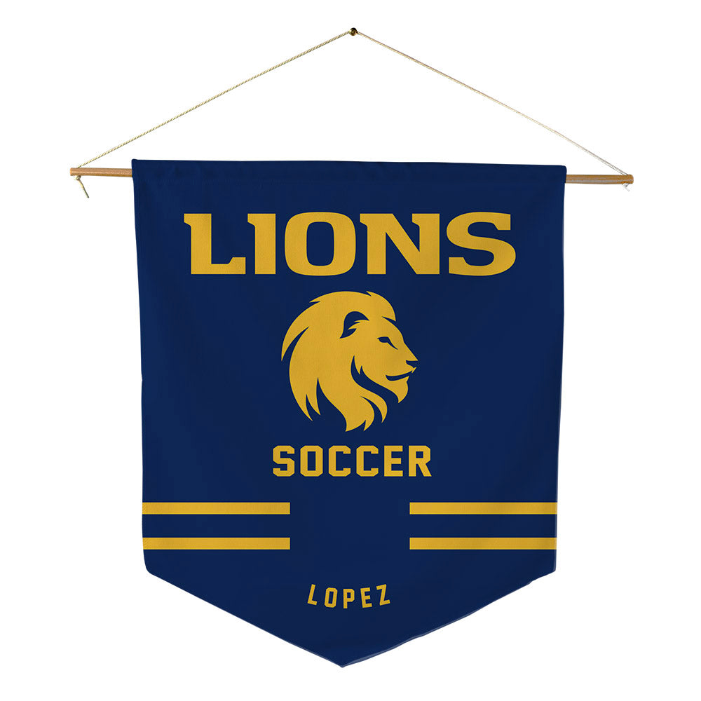 ETAMU - NCAA Women's Soccer : Laela Lopez - Pennant - 18" x 21"-0