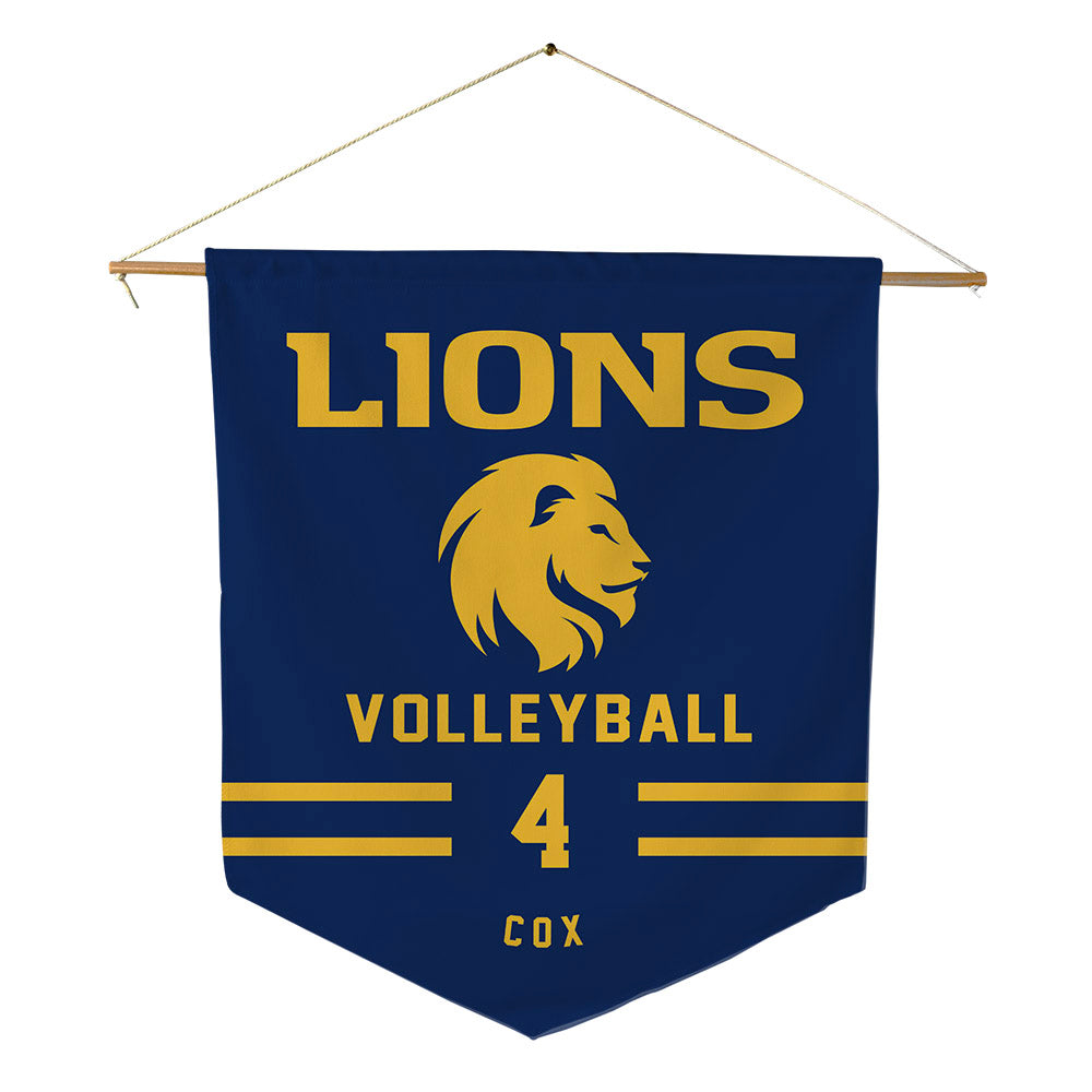 ETAMU - NCAA Women's Volleyball : Semaj Cox - Pennant - 18" x 21"-0