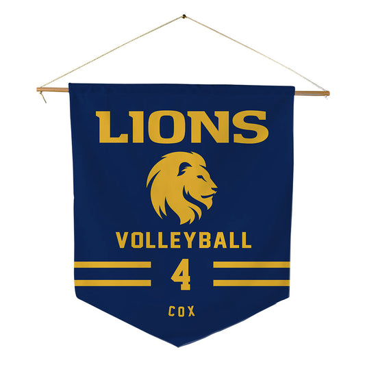 ETAMU - NCAA Women's Volleyball : Semaj Cox - Pennant - 18" x 21"-0