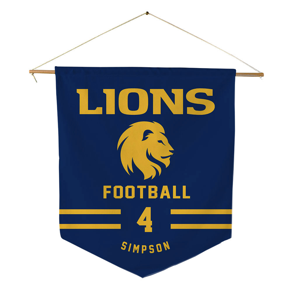 ETAMU - NCAA Football : Micah Simpson - Pennant - 18" x 21"-0