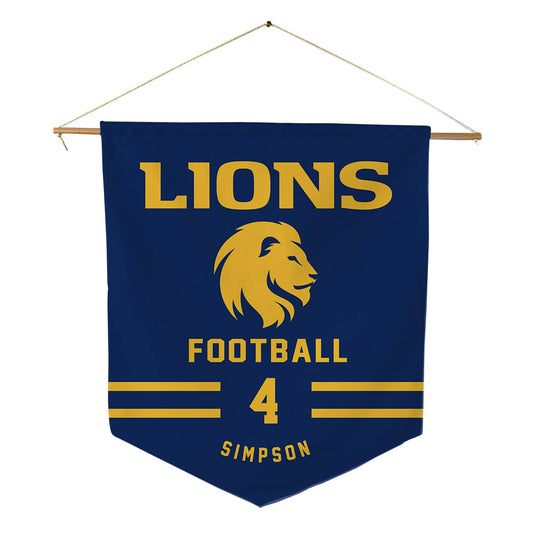 ETAMU - NCAA Football : Micah Simpson - Pennant - 18" x 21"-0