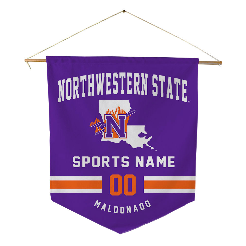Northwestern State - NCAA Women's Soccer : Maliya Maldonado - Pennant - 18" x 21"-0