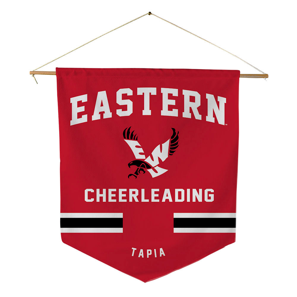 Eastern Washington - NCAA Cheerleading : Courtney Tapia - Pennant - 18" x 21"-0