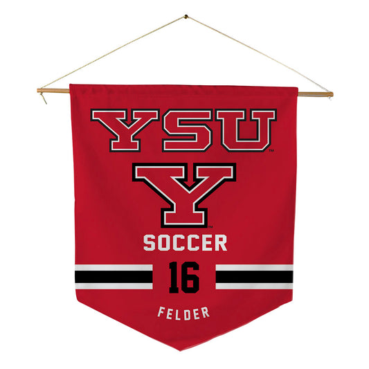 Youngstown State - NCAA Women's Soccer : Sara Felder - Pennant - 18" x 21"-0