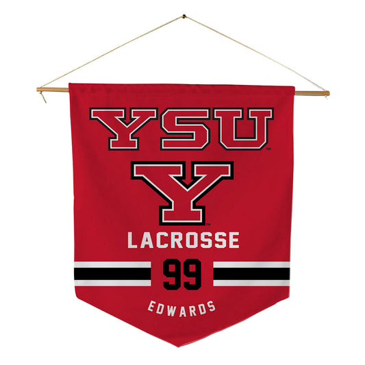 Youngstown State - NCAA Women's Lacrosse : Alyssa Edwards - Pennant - 18" x 21"-0