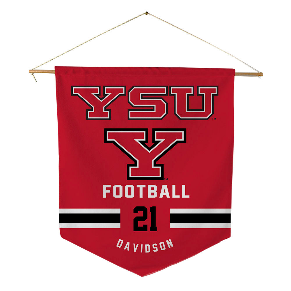 Youngstown State - NCAA Football : Ross Davidson - Pennant - 18" x 21"-0