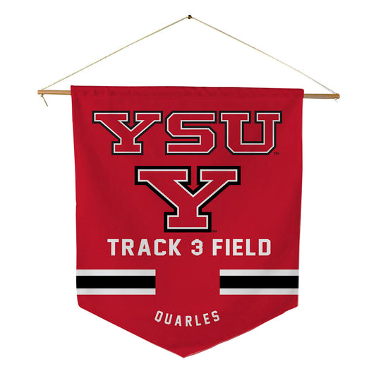 Youngstown State - NCAA Men's Track & Field : Ian Quarles - Pennant - 18" x 21"-0