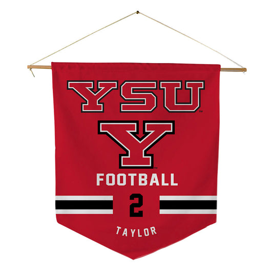 Youngstown State - NCAA Football : Caleb Taylor - Pennant - 18" x 21"-0