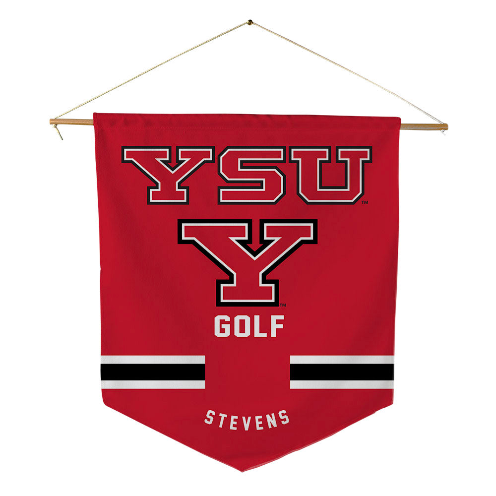 Youngstown State - NCAA Men's Golf : Conner Stevens - Pennant - 18" x 21"-0