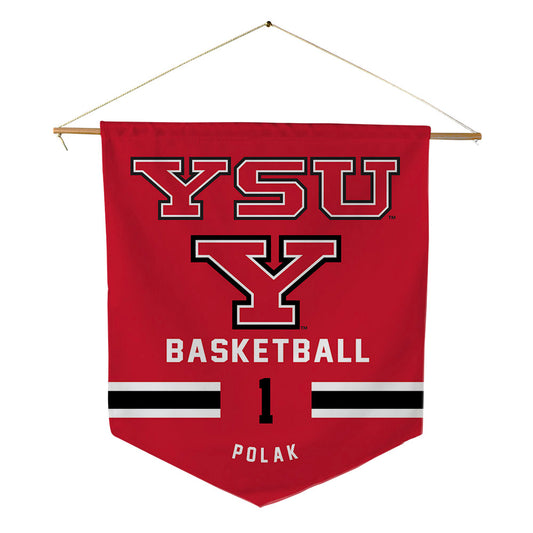 Youngstown State - NCAA Men's Basketball : Cam Polak - Pennant - 18" x 21"-0