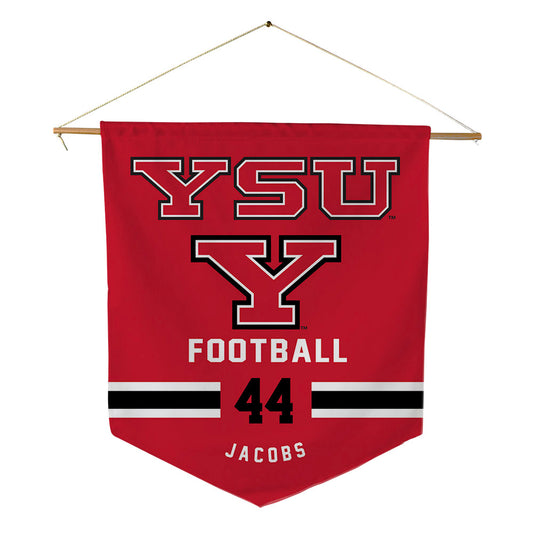 Youngstown State - NCAA Football : Parker Jacobs - Pennant - 18" x 21"-0