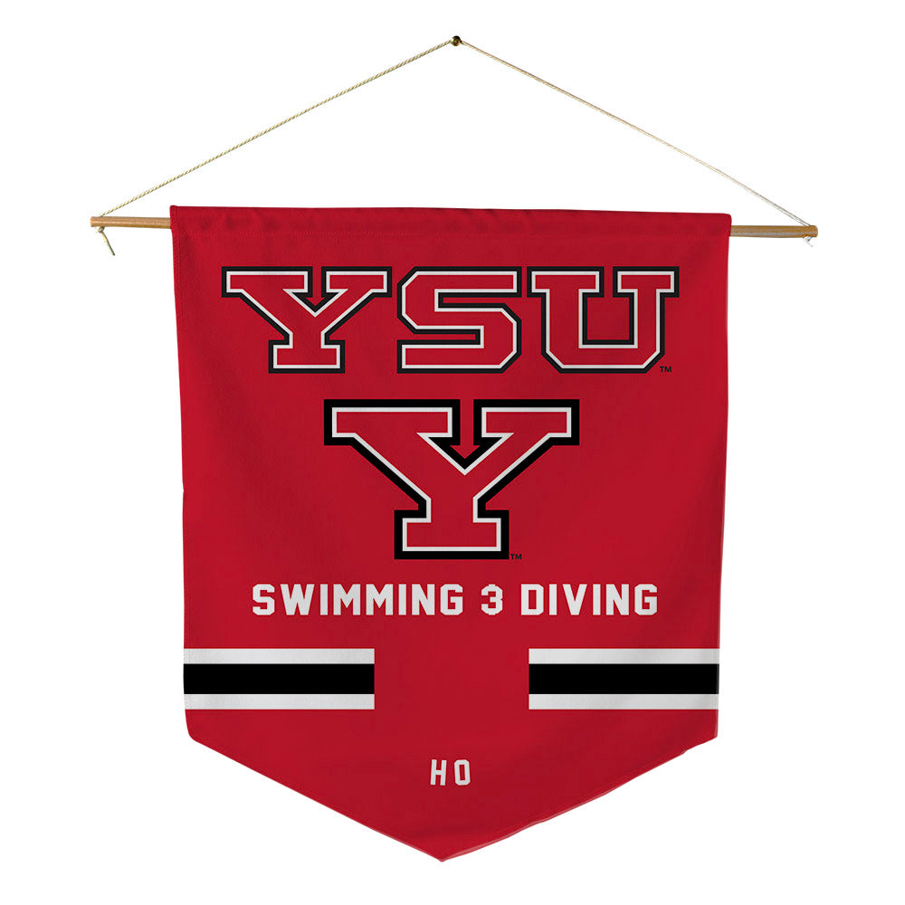 Youngstown State - NCAA Women's Swimming & Diving : HUNG-YI Ho - Pennant - 18" x 21"-0